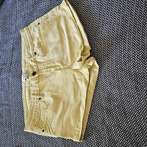 Forever 21 Yellow Shorts